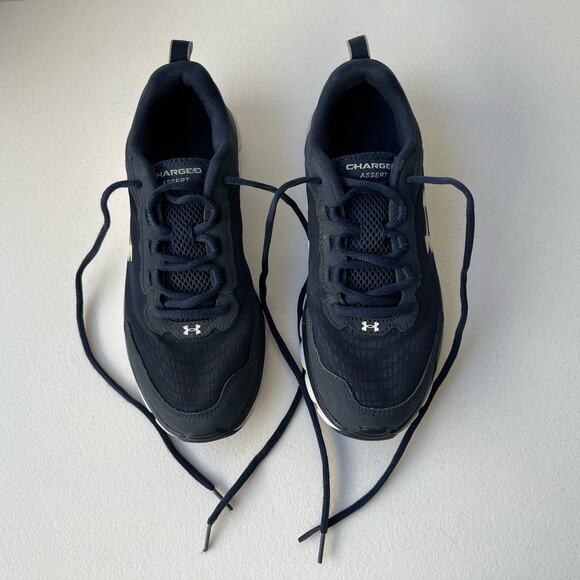 Under Armour Sneakers Men's 8.5 Blue Charged Assert 9 Running Shoes Mesh Lace-Up - Picture 7 of 14